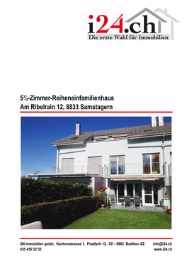 5½-Zimmer-Reiheneinfamilienhaus Am Ribelrain 12, 8833 Samstagern