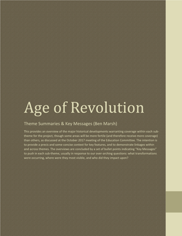 Age of Revolution