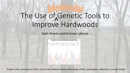 The Use of Genetic Tools to Improve Hardwoods