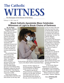 Black Catholic Apostolate Mass Celebrates Witnesses of Light To