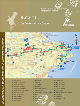 Ruta 11 De Cocentaina a Calpe