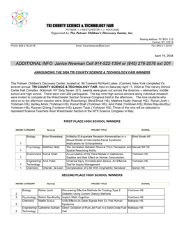 2004-Tri-County-Science-Winners