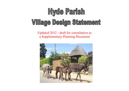 NFNPA PDCC 110-12 Annex 1 Hyde Village Design Statement
