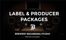 Brewery Recording Studio New York | Los Angeles Los Angeles Los Angeles 739 N Lake St, Burbank