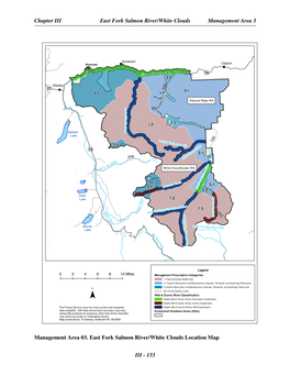 Chapter III East Fork Salmon River/White Clouds Management Area 3