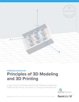 Principles of 3D Modeling and 3D Printing