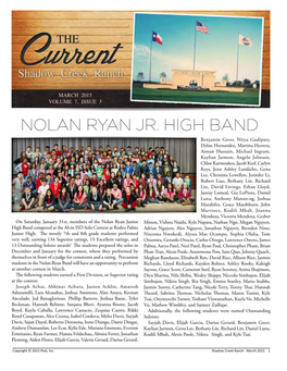 Nolan Ryan Jr. High Band