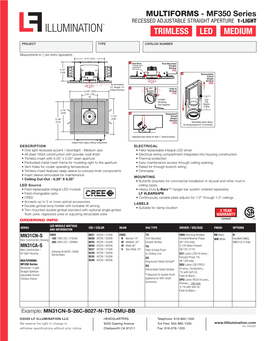 Trimless Led Medium