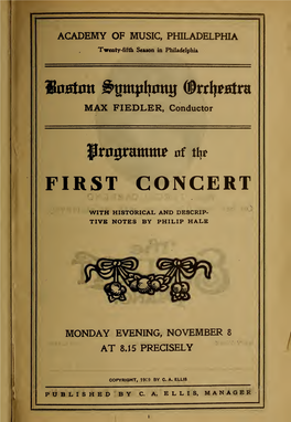 Boston Symphony Orchestra Concert Programs, Season 29,1909-1910, Trip