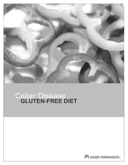 Celiac Disease/Gluten Free Diet