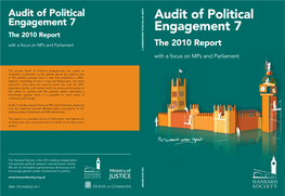 Audit of Political Engagement 7