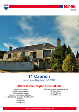 11 Cabrich Inverness, Highland, IV5 7PH