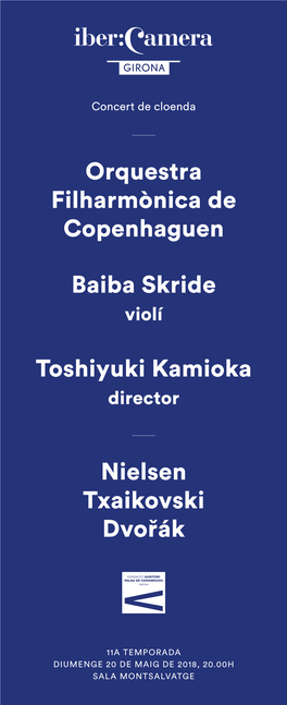 Orquestra Filharmònica De Copenhaguen Baiba Skride