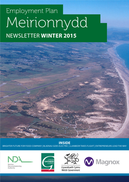 Employment Plan Meirionnydd NEWSLETTER WINTER 2015