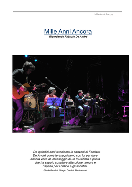 Mille Anni Ancora