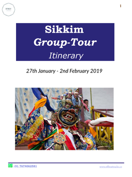 Sikkim Group-Tour Itinerary