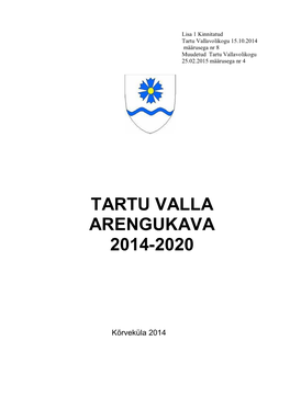 Tartu Valla Arengukava 2014-2020