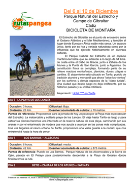 Descarga La Ficha Del Viaje En Bici En