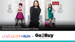 TLC's Love Lust Or Run: Introducing Real Time Shoppable TV Series