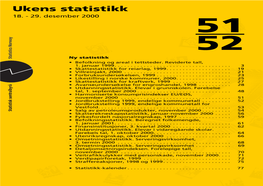 Ukens Statistikk Nr. 51-52, 2000
