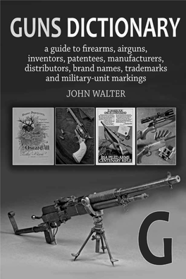 Guns Dictionary : Page G1 the Directory: G–Gz