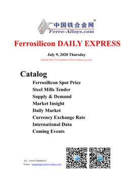 Catalog Ferrosilicon DAILY EXPRESS