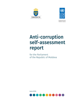 Anti-Corruption Self-Assessment Report for the Parliament of the Republic of Moldova