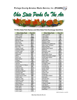 Ohio State Park Maps