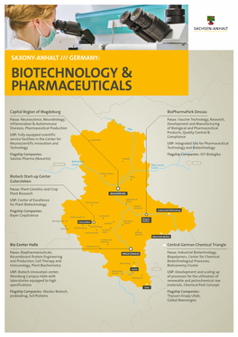 Biotechnology & Pharmaceuticals