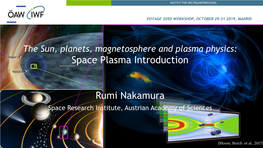 Space Plasma Introduction Rumi Nakamura