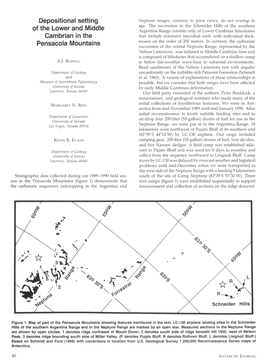 Depositional Setting of the Lower and Middle Cambrian in the Pensacola