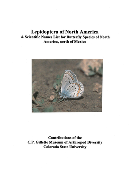 Lepidoptera of North America 4