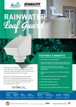 Rainwater Leaf Guard