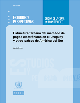 Estudios Y Perspectivas – Montevideo – N° 31 Estructura Tarifaria Del Mercado De Pagos Electrónicos