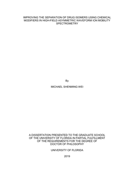 University of Florida Thesis Or Dissertation Formatting