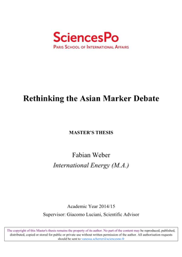 Rethinking the Asian Marker Debate