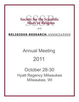 Annual Meeting October 28-30, 2011 3