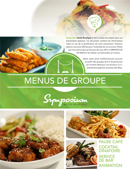 Menus De Groupe