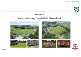 Konzept Modernisierung Sportstätte Hawerland