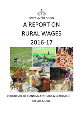 A Report on Rural Wages 2016-17