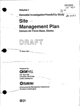 Management Plan Elelson Air Force Base, Alaska