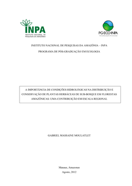 Instituto Nacional De Pesquisas Da Amazônia – Inpa