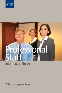 Professional Staff Information Guide