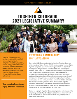 2021 Legislative Summary