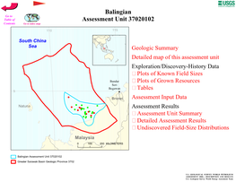 Balingian Assessment Unit 37020102