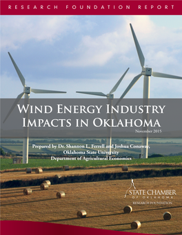 Wind Energy Industry Impacts in Oklahoma November 2015