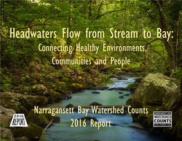 Narragansett Bay Watershed Counts 2016 Report