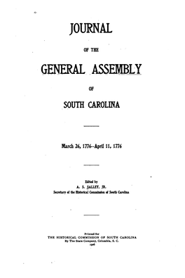 Journal of the General Assembly-March