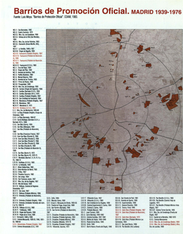 Barrios De Promoción Oficial. MADRID 1939.191S Fuente: Luis Moya