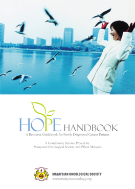 Handbook a Resource Guidebook for Newly Diagnosed Cancer Patients